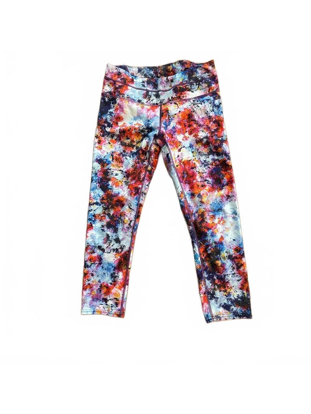 Athleta Hypersonic Sonar Ember Crop Leggings NWOT Small Low Rise